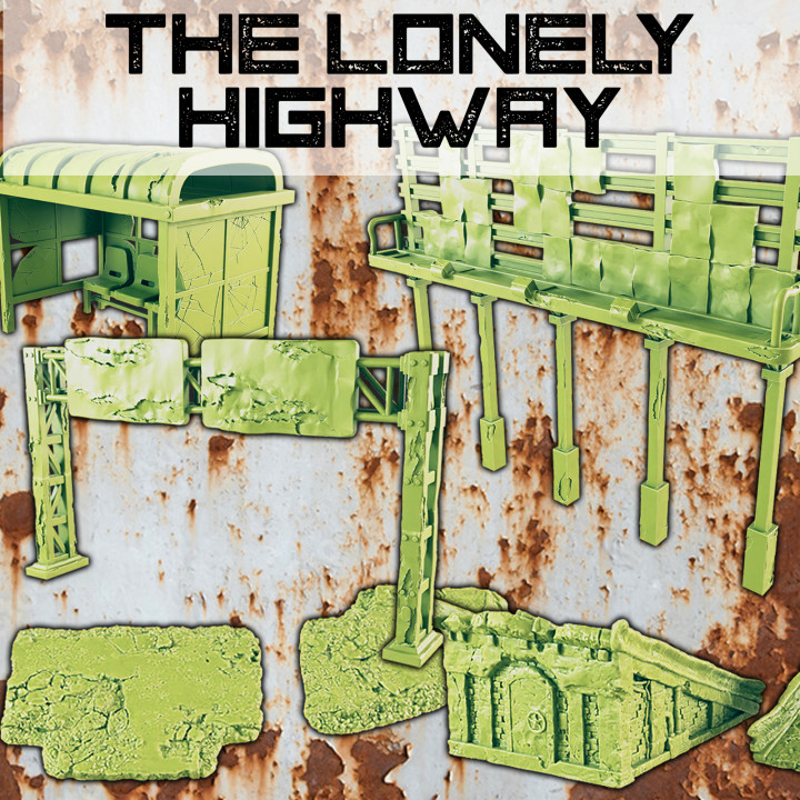 The Lonely Highway - Roads, Billboards, Signs and More [PRE-SUPPORTED]'s Cover