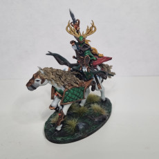 Picture of print of Wood elves lord on horse