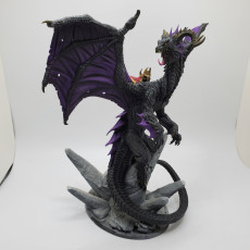 Picture of print of Everdark Elves Black Dragon 这个打印已上传 ANerdsNerd
