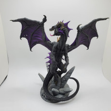 Picture of print of Everdark Elves Black Dragon Esta impresión fue cargada por ANerdsNerd