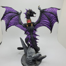Picture of print of Everdark Elves Black Dragon 这个打印已上传 ANerdsNerd