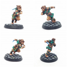Picture of print of Halfling rogue [PRE-SUPPORTED]