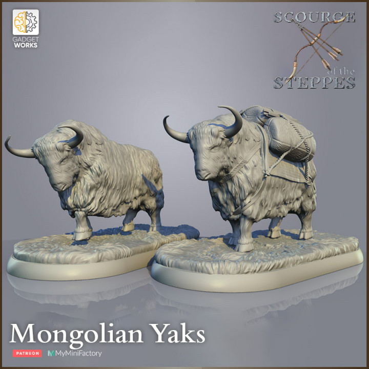 $6.00Yak with packs and wild - Scourge of the Steppes