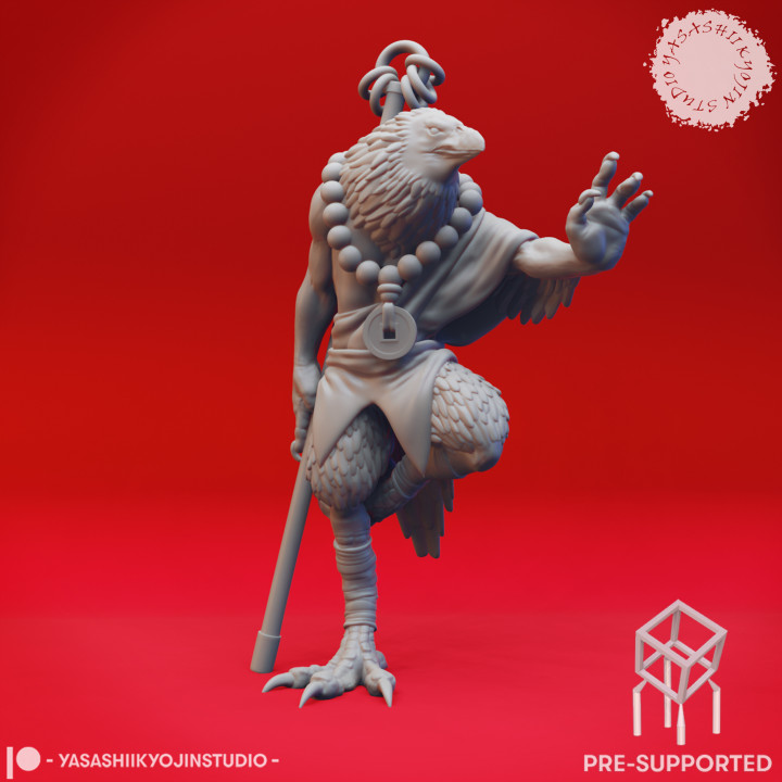 $2.99Kenku Monk - Tabletop Miniature (Pre-Supported)