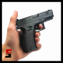Pistol Springfield Armory XD Prop practice training gun image