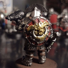Picture of print of Pig Orc  Elite  Guard Commander