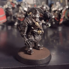 Picture of print of Pig Orc  Elite  Guard Commander