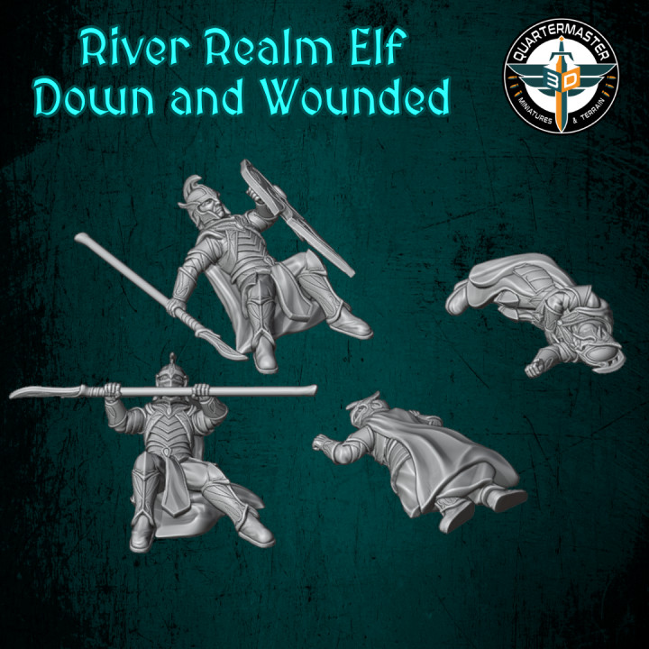 River Realm Elf Down and Wounded's Cover