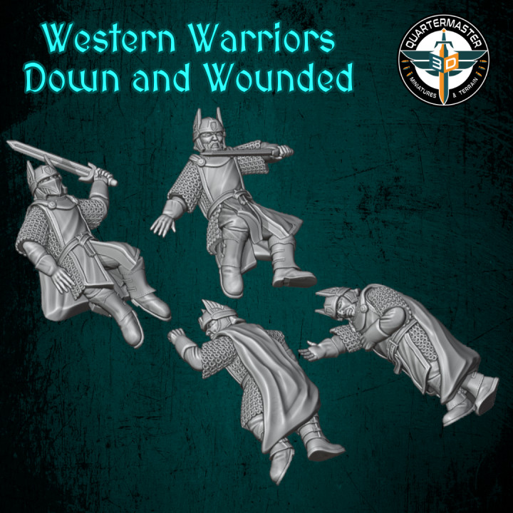 Western Warriors Down and Wounded's Cover
