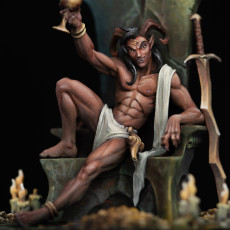 Picture of print of Baal on his Throne (City of Intrigues)
