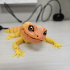 Leopard Gecko Articulated Toy, Print-In-Place Body, Snap-Fit Head, Cute Flexi print image