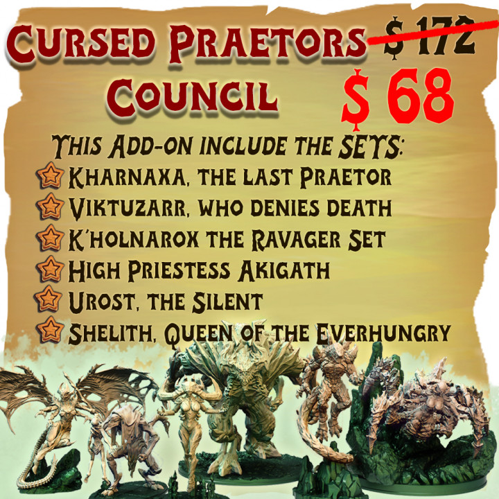 Cursed Praetors Council's Cover