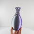 Voronoi Vase for Dried Flowers, Elegant Decoration Vase image