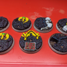 Picture of print of Corrupted Temple Set (Bases & Toppers//pre-supported)