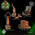 Ophidian Temple, Statues & Ruins Scenery Pieces image