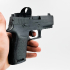 PISTOL SIG SAUER P320 WITH SCOPE PROP PRACTICE FAKE TRAINING GUN image