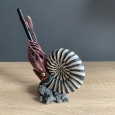 Picture of print of Ammonite pen holder - pre supported