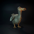 Dodo standing prehistoric bird image