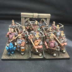Picture of print of Dwarfs Miners Unit - Highlands Miniatures