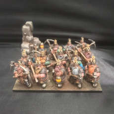 Picture of print of Dwarfs Miners Unit - Highlands Miniatures
