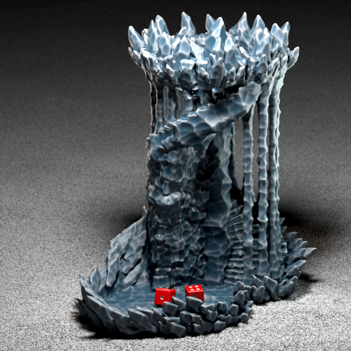 Crystal dice tower's Cover