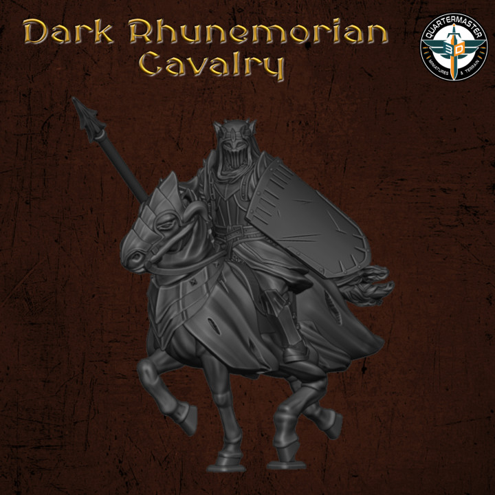 Dark Rhunemorian Cavalry / Mounted Black Knights's Cover