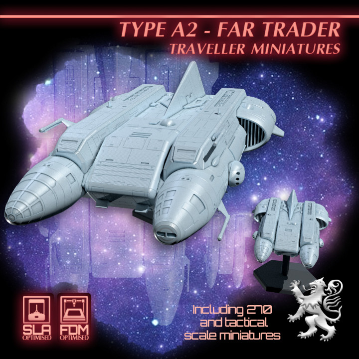 Type A2 - Far Trader Traveller Miniatures's Cover