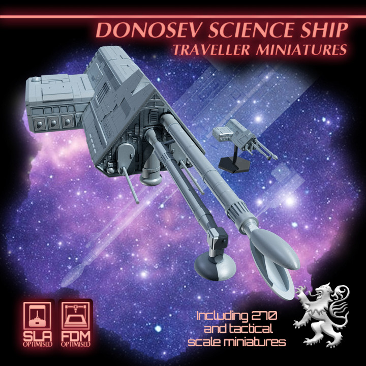 Donosev Science Ship - Traveller Miniatures's Cover