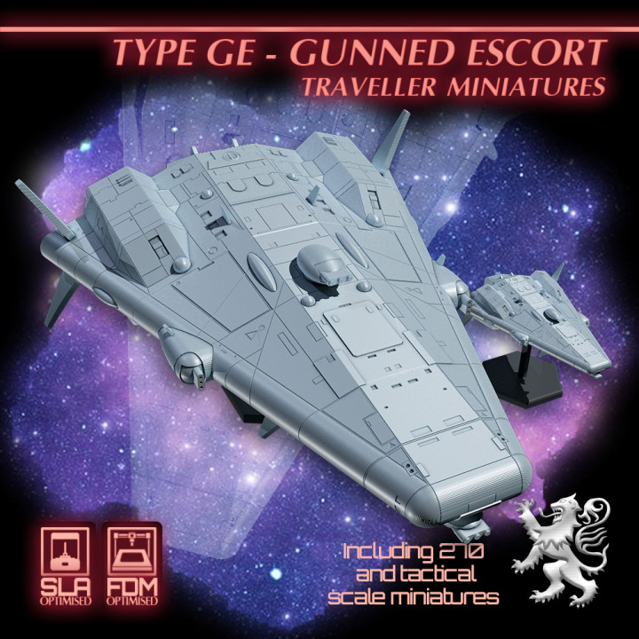 Type GE - Gunned Escort Traveller Miniatures's Cover