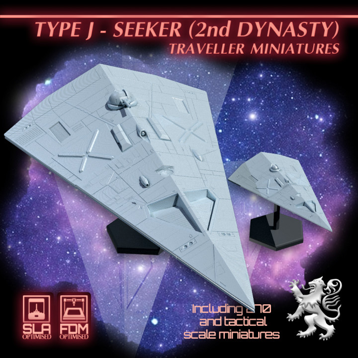 Type J - Seeker (2nd Dynasty) Traveller Miniatures's Cover