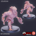 Bugbear Warrior Set / Brutal Goblinoid / Armed Hairy Goblin / Evil Humanoid / Forest Encounter image