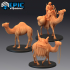 Camel Set / Desert Companion / Pack Dromedary / Wild Herd Animal / Oriental Dune Encounter image