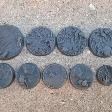 Picture of print of Plague Daemons Bases (Round & Square)