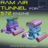 RAM AIR TUNNEL set for 572 ENGINE 1-24th image