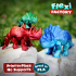 Flexi Print-in-Place Triceratops image