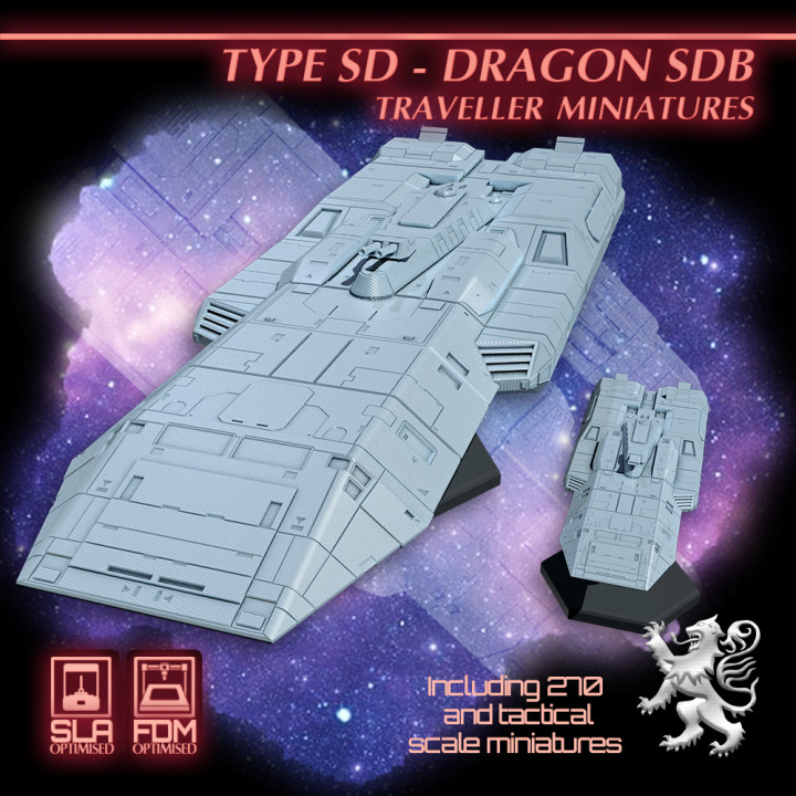 Type SD - Dragon SDB Traveller Miniatures's Cover