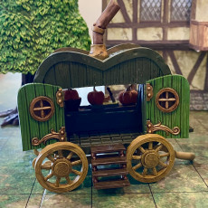 Picture of print of Pumpkin Cart
