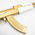 AKM Kalashnikov Weapon fake training gun image