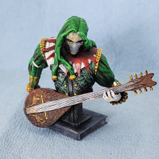 Picture of print of Salvatori The Faceless - Bard Bust