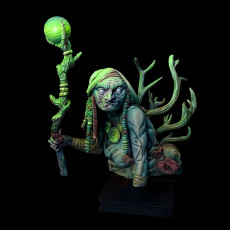 Picture of print of Green Hag - Bust
