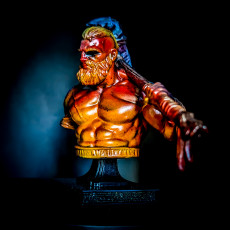 Picture of print of Aernul the Fearless - Barbarian Bust