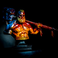 Picture of print of Aernul the Fearless - Barbarian Bust