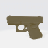 PISTOL Glock 26 PISTOL PROP PRACTICE FAKE TRAINING GUN image
