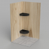 Modern minimalistic umbrella stand/holder - perfect for corners image