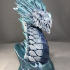 Ice Dragon bust (Pre-supported) print image