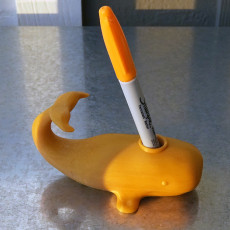 Picture of print of Whale pen holder