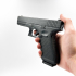 PISTOL Glock 17 PISTOL PROP PRACTICE FAKE TRAINING GUN image
