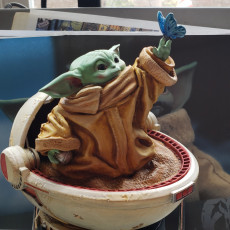 Picture of print of FREEBIE: Wicked Star Wars Grogu Bust: Tested and ready for 3d printing