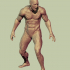 Sculpted Man Action Pose A image
