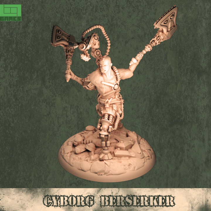 Cyborg Berserker Miniature's Cover